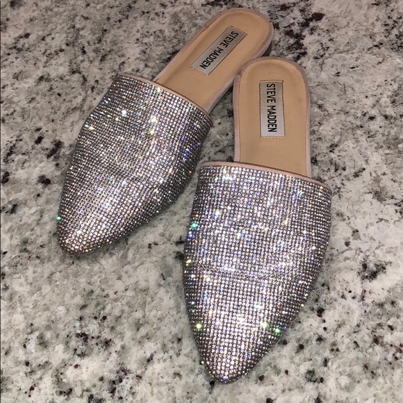 Steve Madden Shoes - Steve Madden Rhinestone Mules